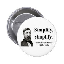 Thoreau Zitat 1b Button