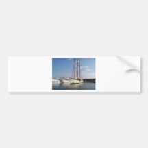 Three Masted Yacht Bumper Stickers