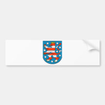 Thüringen Wappen Autoaufkleber