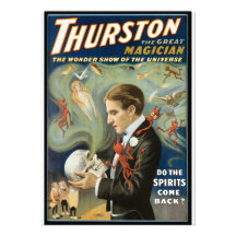 Thurston das große Vintage Magier-Plakat Einladungen