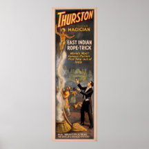 THURSTON MagierIllusionist VARIETÉ Plakat