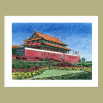 Tiananmen postkarten