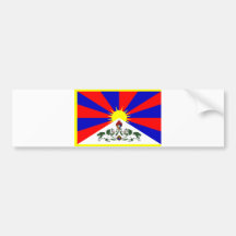 Tibet-Flagge Auto Sticker