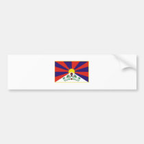 Tibet-Flagge autoaufkleber