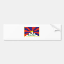 Tibet-Flagge Auto Sticker