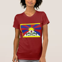 Tibet-Flagge Hemd
