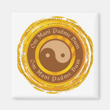 Tibetanische Beschwörungsformel Yin Yang Magnete