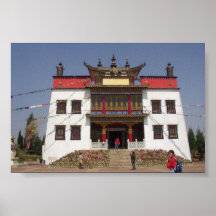 Tibetanischer Tempel Plakat