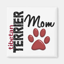 Tibetanisches Terrier-Mamma 2 Magnets