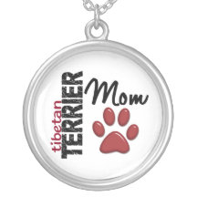 Tibetanisches Terrier-Mamma-Tatzen-Druck 2 Amulett