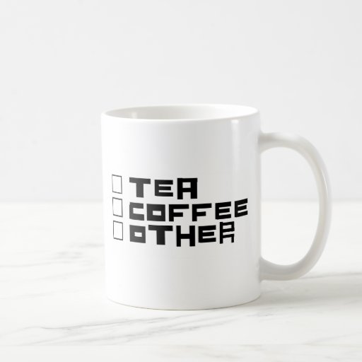 Tickbox-Becher Tee Tasse