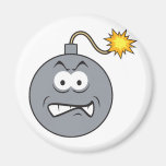 Tickender Bomben-Smiley Kühlschrankmagnete