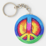 Tie~Dyed Frieden Schlüsselband