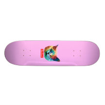 TieDye SHRKCT ROSA Individuelle Skateboarddecks