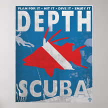 Tiefe Plakat