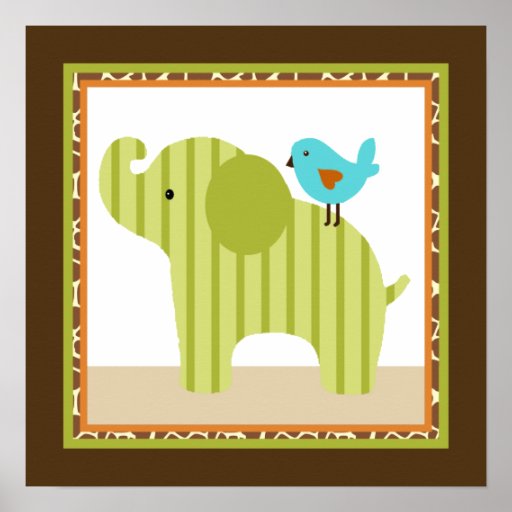 Tier-Elefant-Wand-Kunst-Plakat