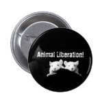 Tierbefreiung! Anstecknadelbuttons