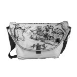 Tierchor durch Pughe - Vintage Rickshaw-Tasche Kurier Tasche