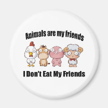 Tiere sind meine Freunde Magnete