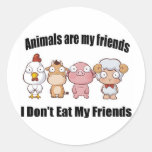 Tiere sind meine Freunde Stickers