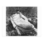 Tierhaut-Schlafsack: 1888 Postkarte