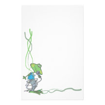 Tierischer stationärer Haustier-Liebhaber-Frosch s Individuelles Druckpapier