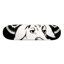 tierisches schwarzes n Weiß Individuelle Skateboarddecks