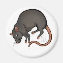 Tierkreis-Ratten-Magnet Magnete