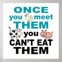 Tiermitleid Plakatdruck