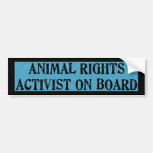 Tierrechte Auto Sticker