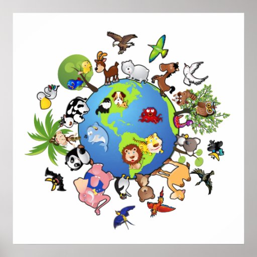 Die Größten Tiere Der Ganzen Welt Tierreich: Tiere auf der ganzen Welt Posterdrucke | Zazzle
