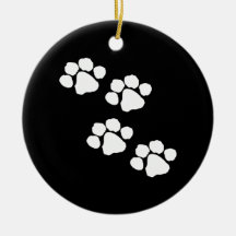 Tiertatzen-Drucke Weihnachtsbaum Ornamente