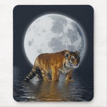 Tiger CUB, Wildkatze, Vollmond, Tier, Fantasie Mousepads