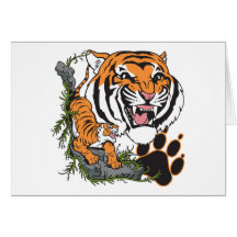 Tiger Grußkarten