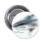 Tiger-Haifisch-Kopf Anstecknadelbutton