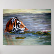 Tiger-Lilie Posterdruck