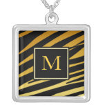 Tiger-Monogramm-Halskette