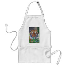 Tiger-Starren Schürze