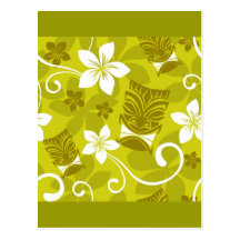 Tikiflowers Postkarte