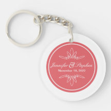 Timeless Charme, der Keychain Bevorzugung - Rose W Schlüsselanhänger