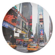 Times Square, New York City, USA Flache Teller