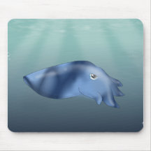 Tintenfisch im Ozean Mauspads