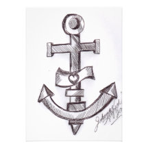 Tintenschiff Einladungs-Karte