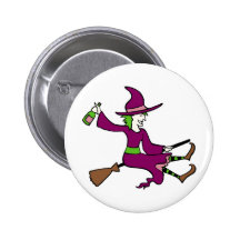 Tipsy Hexe Anstecknadel