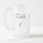 Tischnummer Kaffeetassen