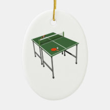 Tischtennis Weihnachtsbaum Ornament