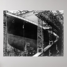Titanisch auf den Weisen Plakatdruck