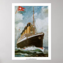 Titanisch in Meer Posterdruck