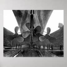 Titanische Propeller Effektivwerts Plakatdruck