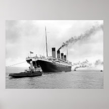Titanische Schlepper heraus Plakat